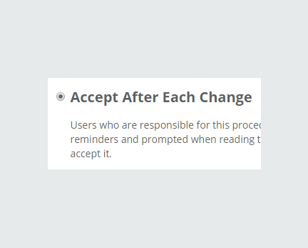 Accept After Each Change