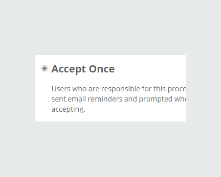 Accept Once