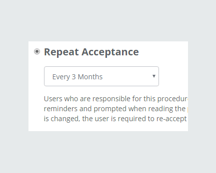 Repeat Acceptance