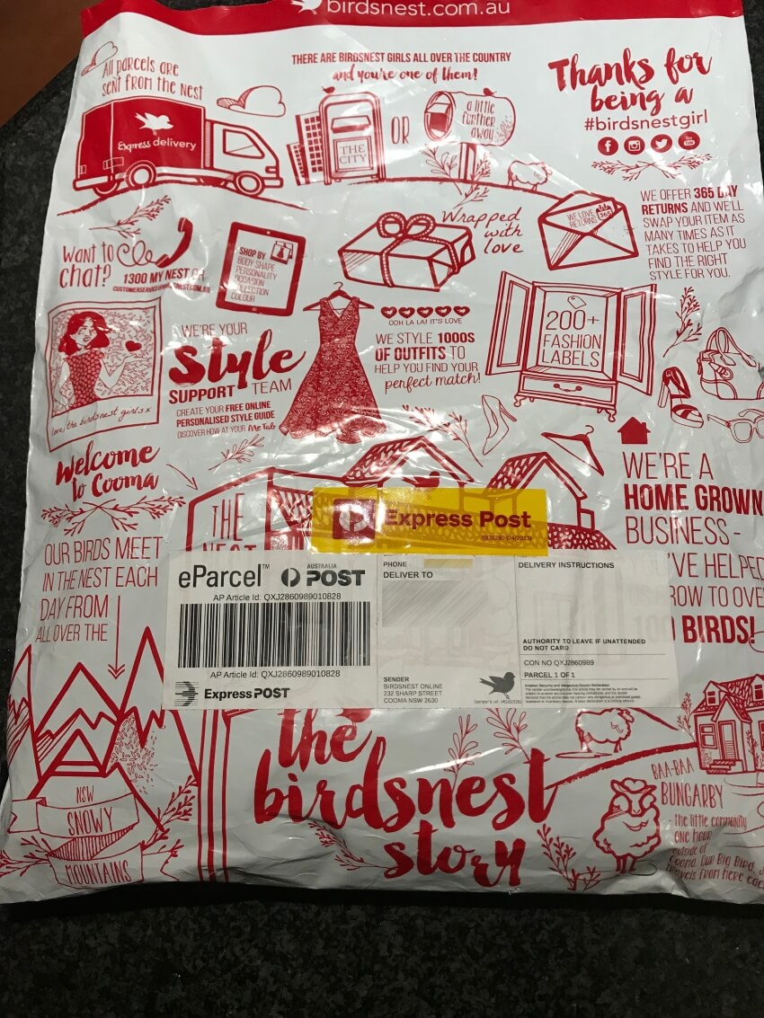 Birdsnest Unboxing - Branded Satchel