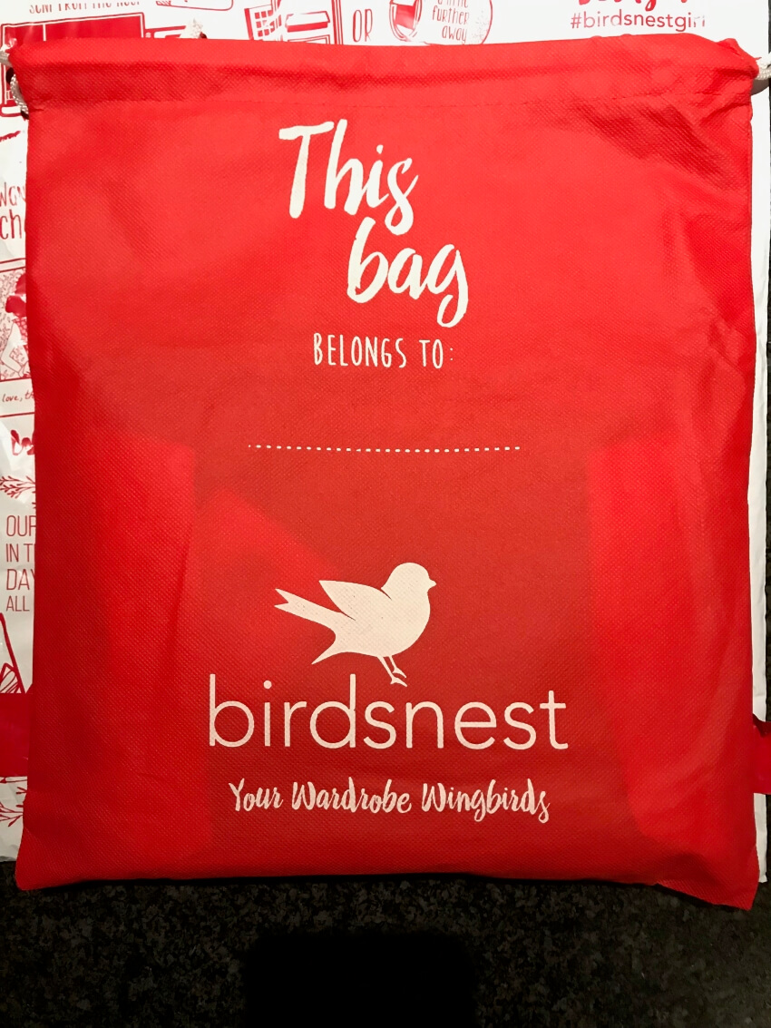 Birdsnest Unboxing - Branded Reusable Bag