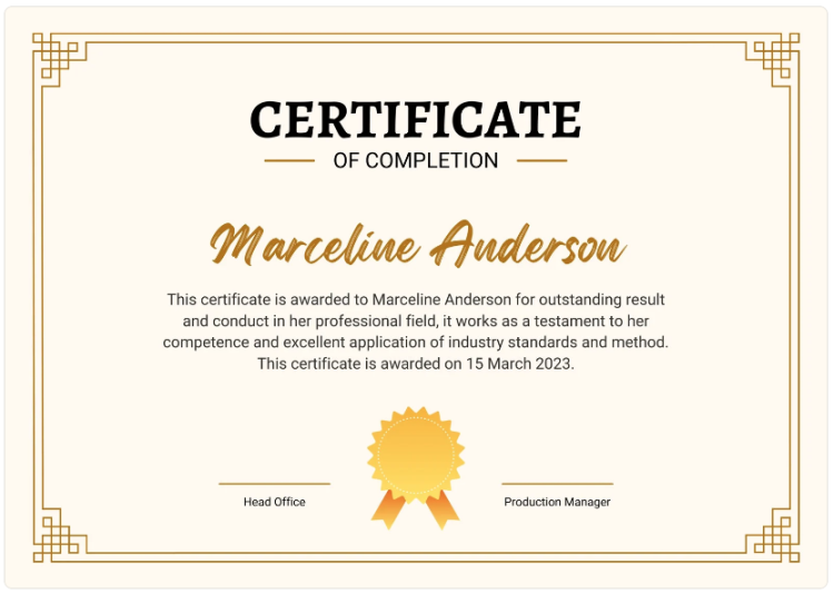 Employee Recognition Certificates