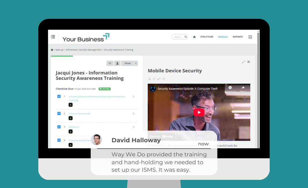 Way We Do - Information Security Management System (ISMS)