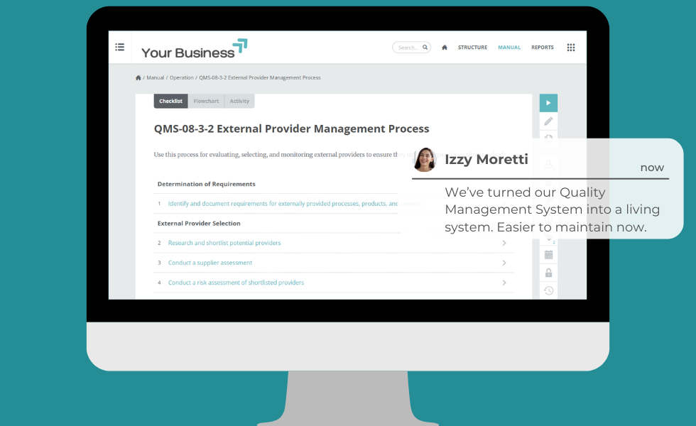 Way We Do for Quality Management Systems