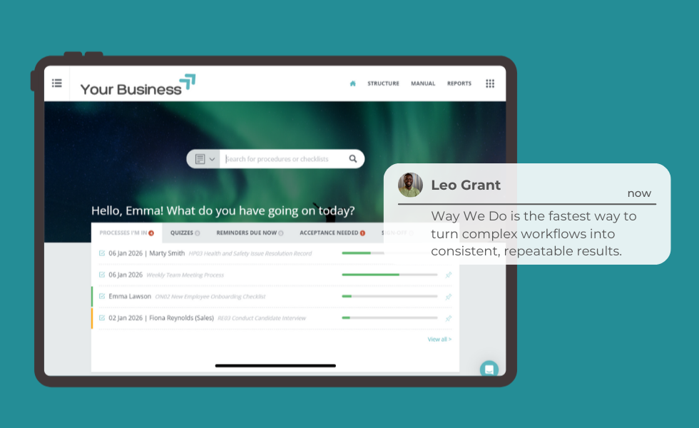 Way We Do - Workflow Management